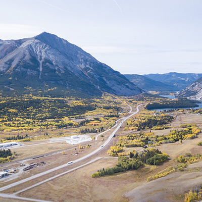 Looking south from the Nature Conservancy of Canada's Kerr property in the Crowsnest Pass.