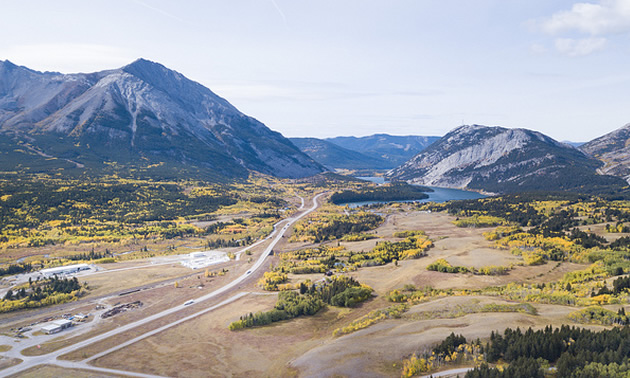 Looking south from the Nature Conservancy of Canada's Kerr property in the Crowsnest Pass.