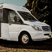 Redesigned Leisure Travel Van 25-foot Unity luxury touring coach