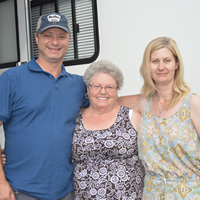 Dwayne, Bernadette and Leah O'Quinn