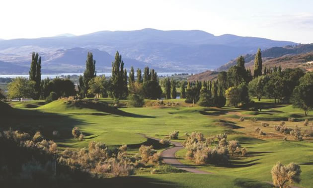 Audrey McCulloch’s favourite is Hole 4 at the Osoyoos Golf Club. 