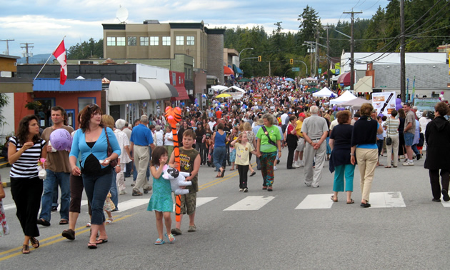 August’s Blackberry Festival in Powell River.