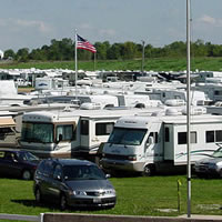 Photo of numerous RV's