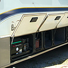 Bounder RV with storage compartments