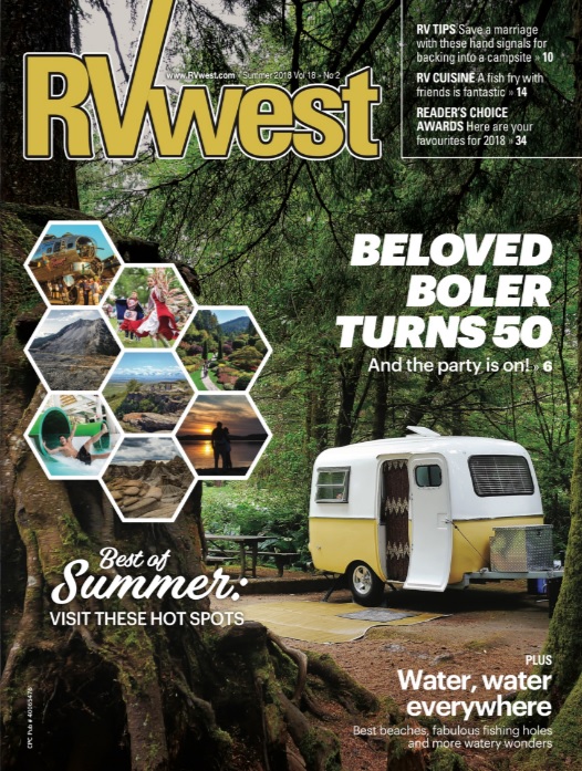RVwest cover, Summer 2018