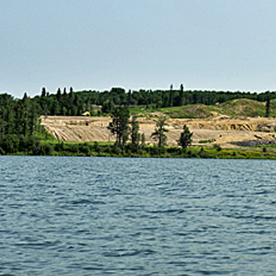 Wabamum Lake, west of Edmonton. 