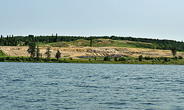 Wabamum Lake, west of Edmonton.