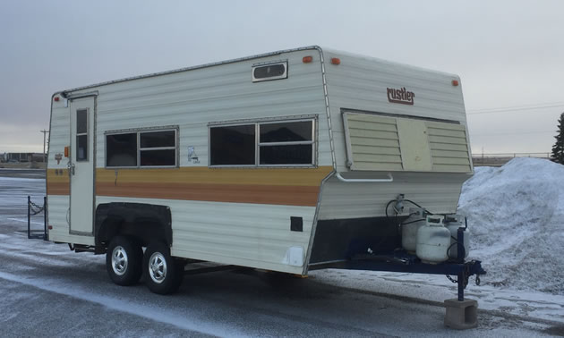 The best-selling Rustler Travelaire trailer is still a common sight on the road. 