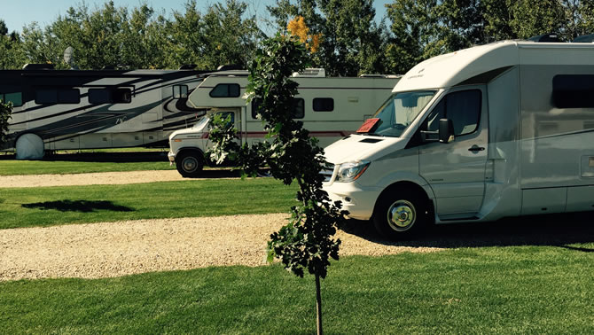 Picture of Prairie Junction RV Resort in Stettler, Alberta.