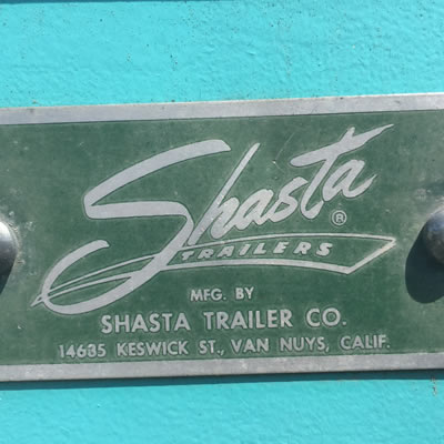 Shasta trailer logo. 