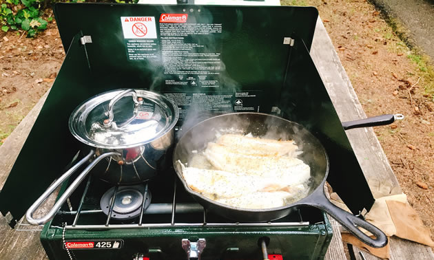 In a strong tide of catch-and-release fishing philosophy, it is rewarding to occasionally eat a fresh-caught fish for shore lunch. 