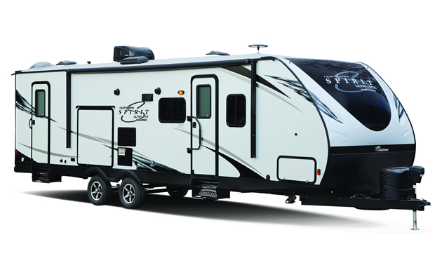 The exterior of the inner cabin of the Northern Spirit Ultra-Lite from RV Care Network Inc.