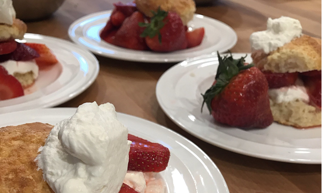 Shortcake, strawberries and cream are a delicious way to celebrate the arrival of summer. 
