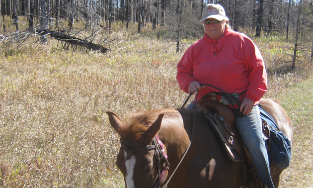 Sue Upton horseback riding