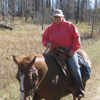 Sue Upton horseback riding