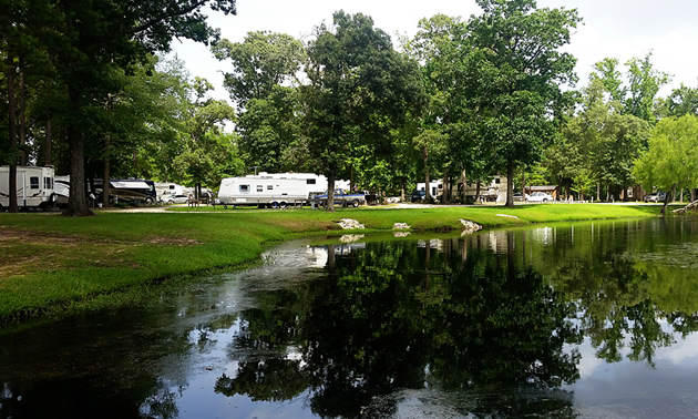 Summer Breeze RV Resort near Houston, Texas.