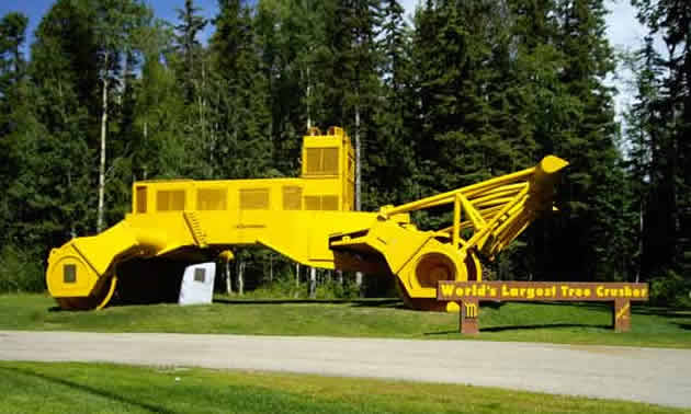 large yellow piece of equipment