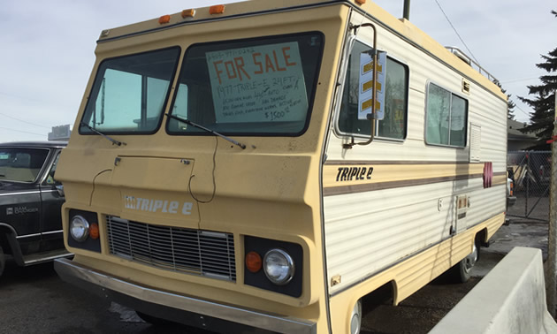 A 1977 Triple E motorhome. 