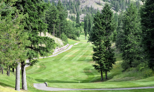 Twin Lakes Golf Course, hole #12.