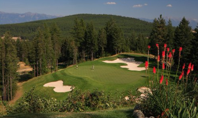 Hole 11 at Trickle Creek Golf Resort in Kimberley