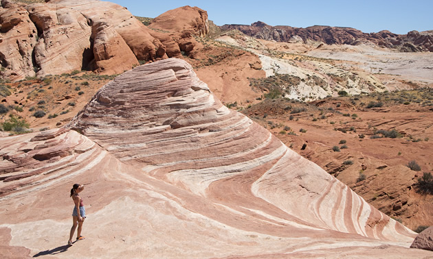Valley of Fire State Park in Overton, Nevada. 