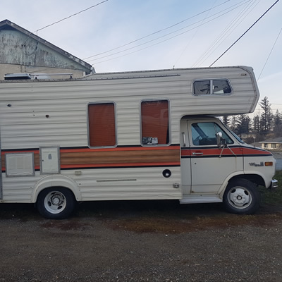 An Okanagan RV Vandura motorhome. 