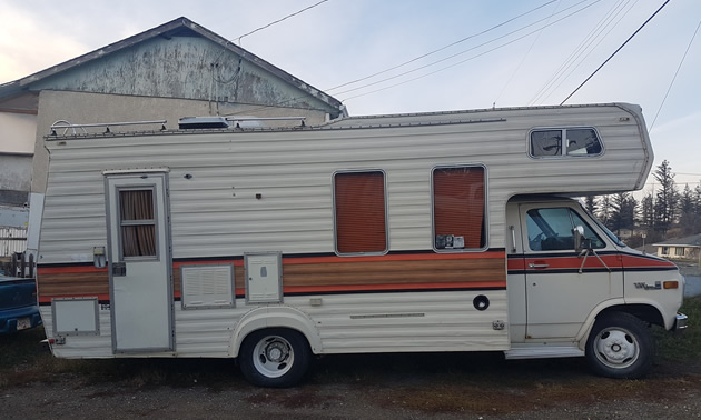 An Okanagan RV Vandura motorhome. 