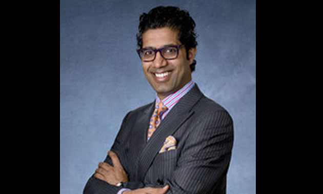 Vivek Sharma, new CEO of Fairmont Hot Springs Resort.