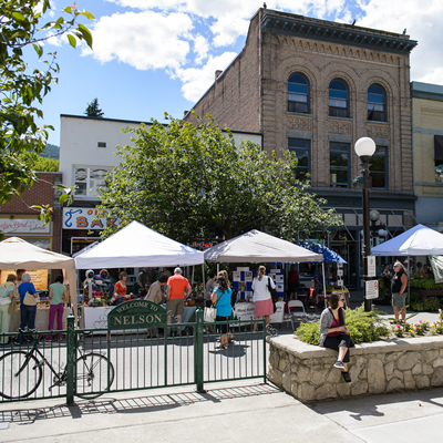 Public art, farmers markets and historic architecture make a summertime visit to Nelson, B.C., a memorable experience.