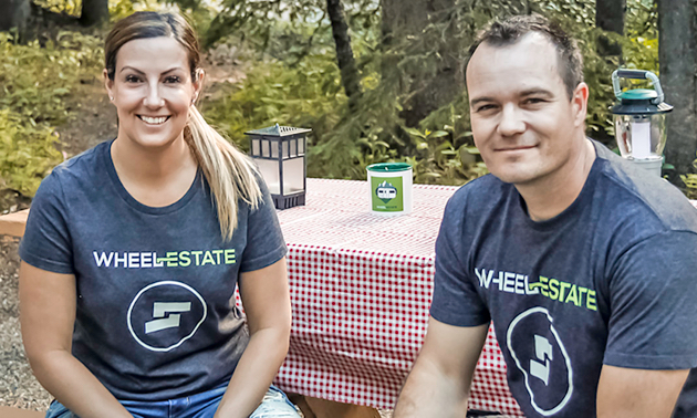 Cherie and Chad Ball are co-founders of Wheel Estate, Canada's first peer-to-peer travel trailer sharing marketplace.