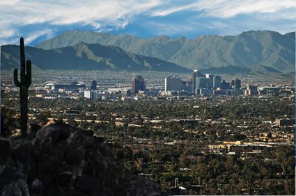 A view of Phoenix's skyline.