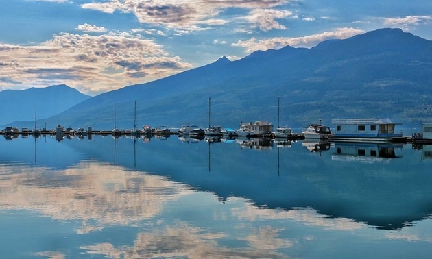 This shot was taken at upper Arrow Lake, Nakusp, B.C.