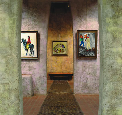 DeGrazia Gallery interior hallway