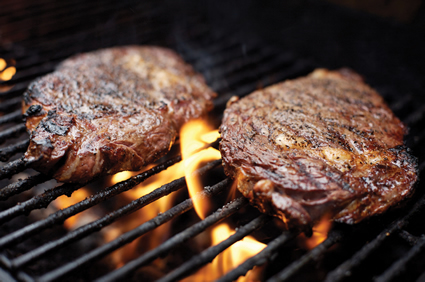 grilled steaks