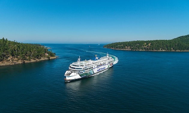 BC Ferries' Coastal Celebration en route from Tsawwassen to Swartz Bay.