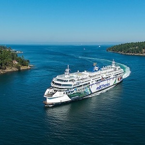 BC Ferries' Coastal Celebration en route from Tsawwassen to Swartz Bay.