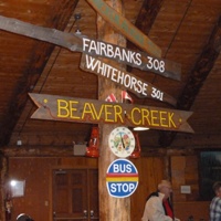 Sign in theatre.