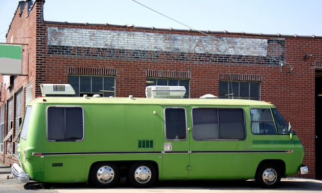 big green RV