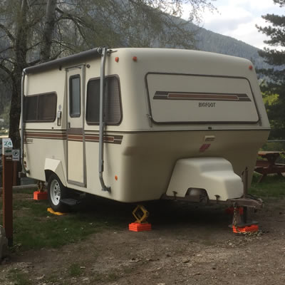 A Bigfoot trailer. 