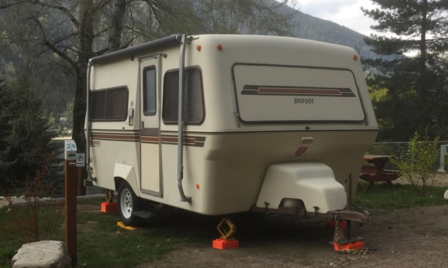 A Bigfoot trailer. 