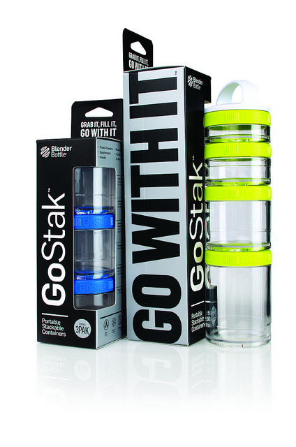 GoStak containers in their packaging boxes. 