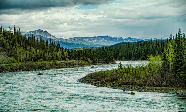 mountain scenery in Alaska