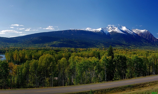 The Bulkley Valley taken from Old Babine Road near Smithers, BC.