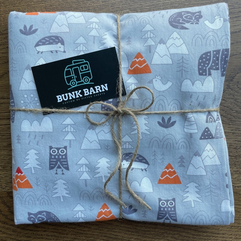 wrapped up fitted sheets by Bunk Barn