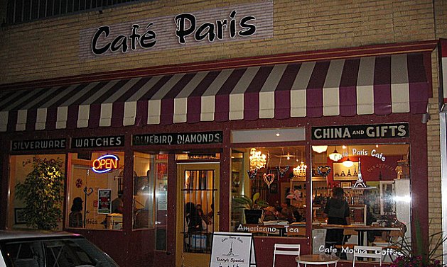 Cafe Paris in Gravelbourg, Saskatchewan
Photo courtesy Cafe Paris