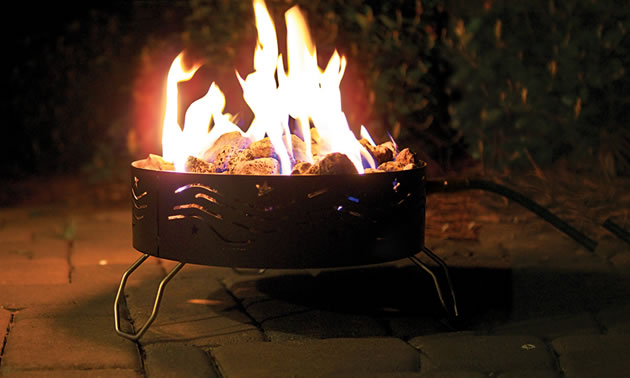 This handy portable campfire is a big hit among RVers.