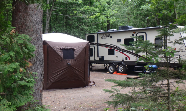 Camping is one of the most popular activities in Canada.