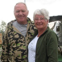 Anna & Wilmar Froehlick, from Kamloops, BC Camp Hosting at Logan Lake. 