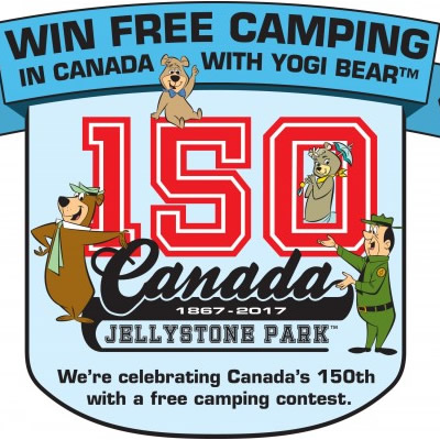 Jellystone Parks in Canada are offering a special advance reservation promotion in celebration of Canada’s 150th anniversary.