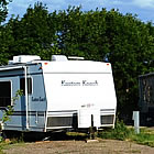 RV in a campsite